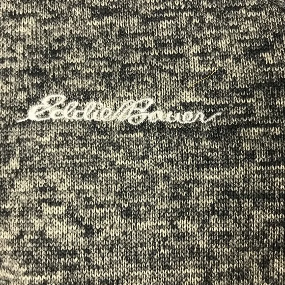 Eddie Bauer Mens Half Zip Pullover Sweater Size Med Long Sleeve Gray - Picture 2 of 6